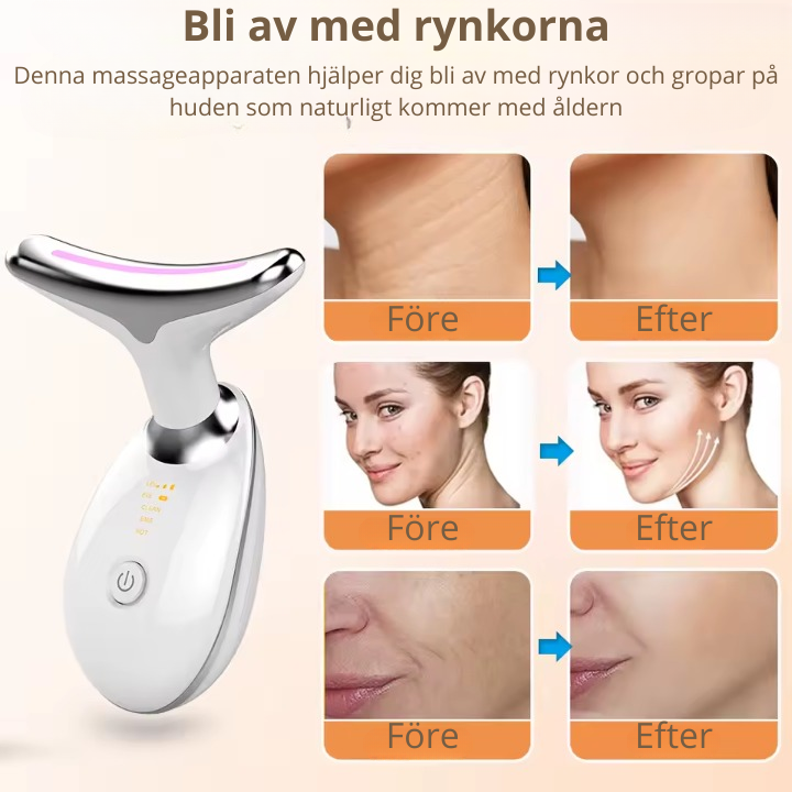 Ansiktsmassageapparat - bli kvitt dina rynkor